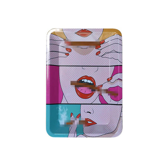 Woman's Lips Rolling Tray - Small