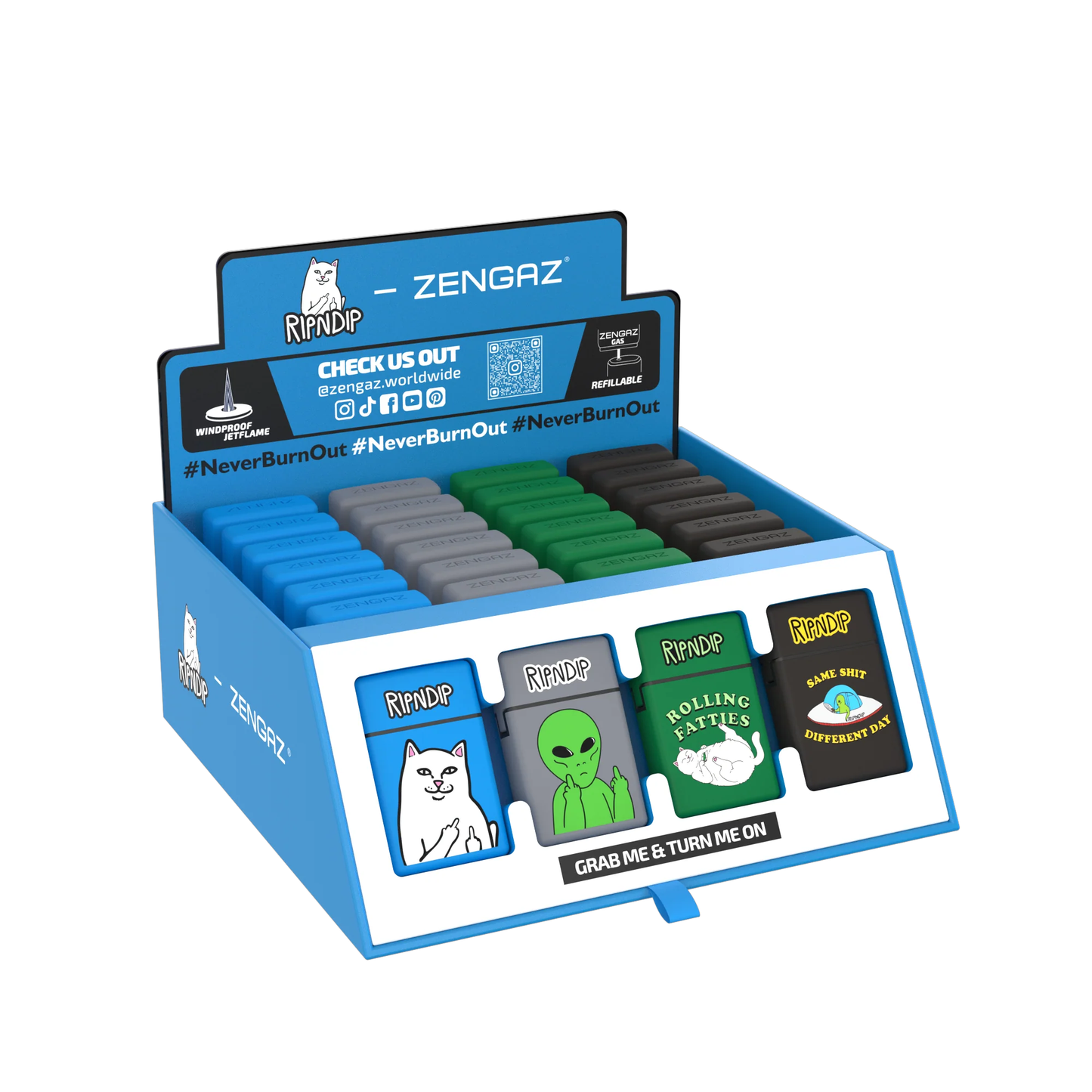 Zengaz x Ripndip Jet Lighter (24 Pack)
