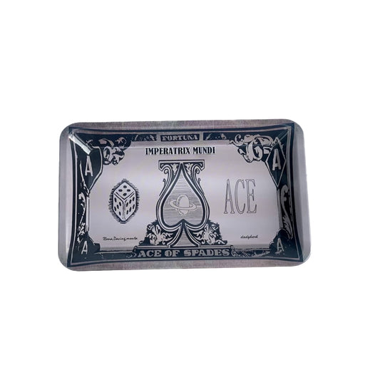 Ace of Spades Rolling Tray - Small
