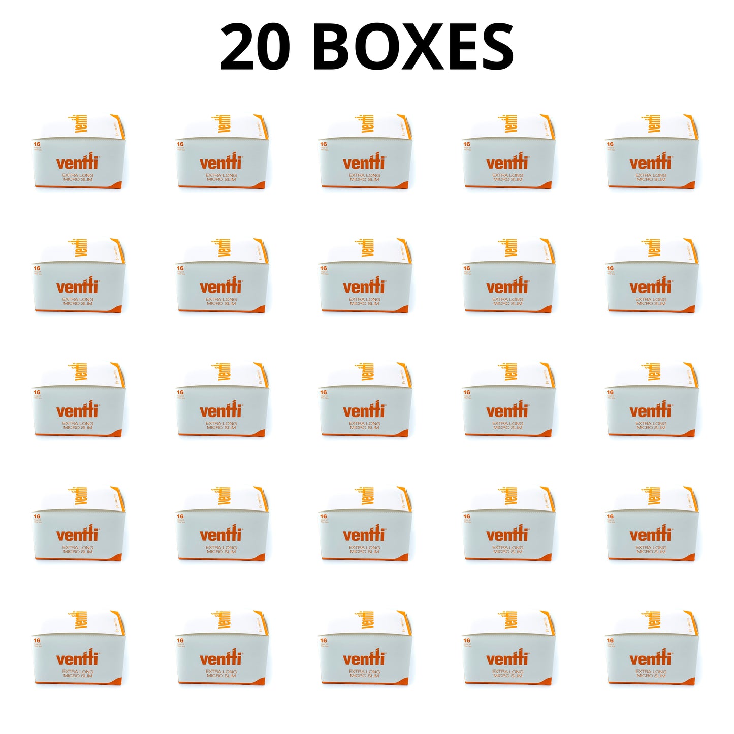 Ventti Filters Extra Long Micro Slim (Box of 12) - 20 Boxes