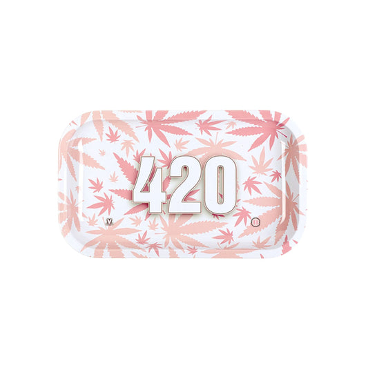 420 Pink Rolling Tray - Small