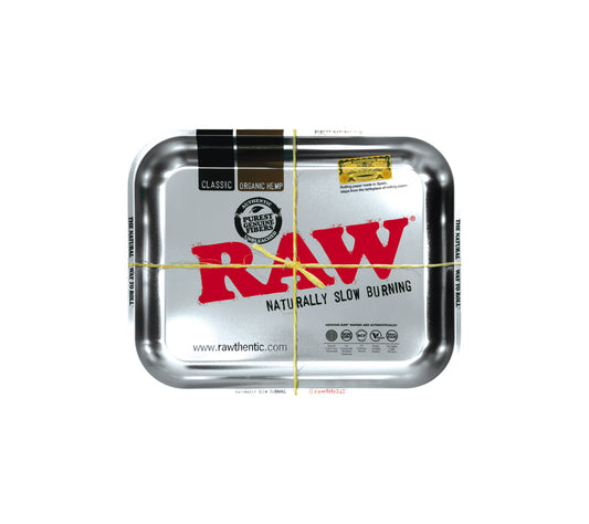 RAW Silver Rolling Tray - Small