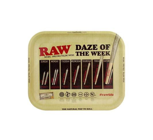 RAW Daze of The Week Rolling Tray - Small