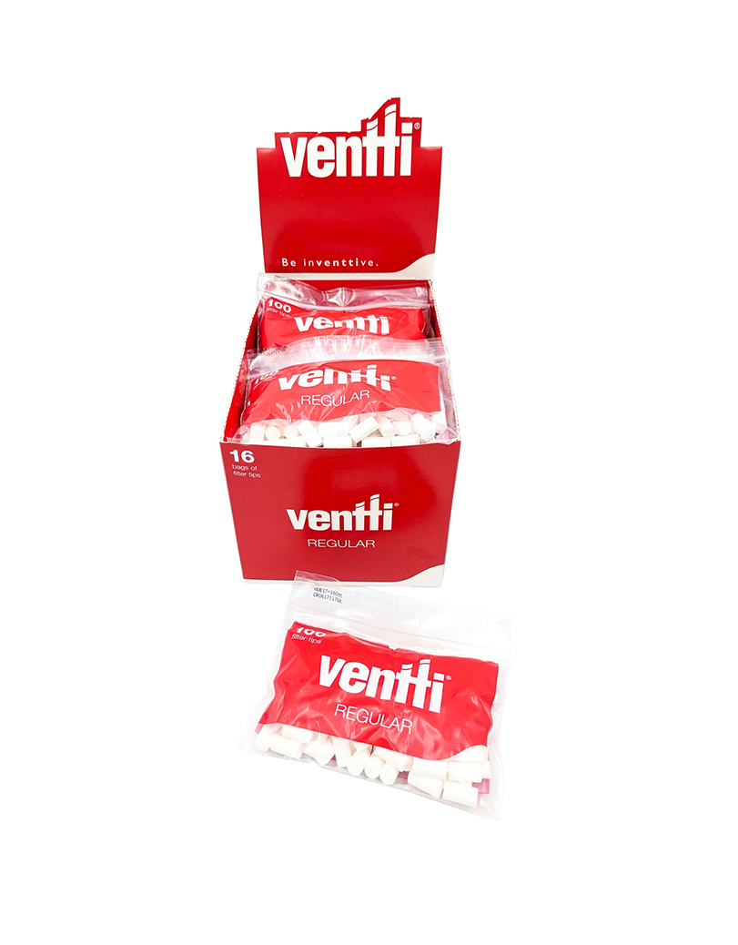 Ventti Filters Regular Red (Box of 12) - 20 Boxes