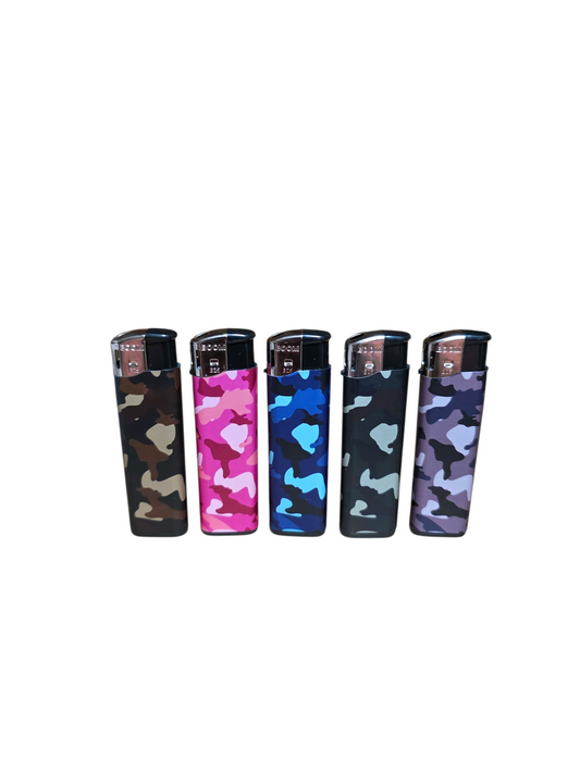 Boom Gas Lighters - Camo (5 Pack)