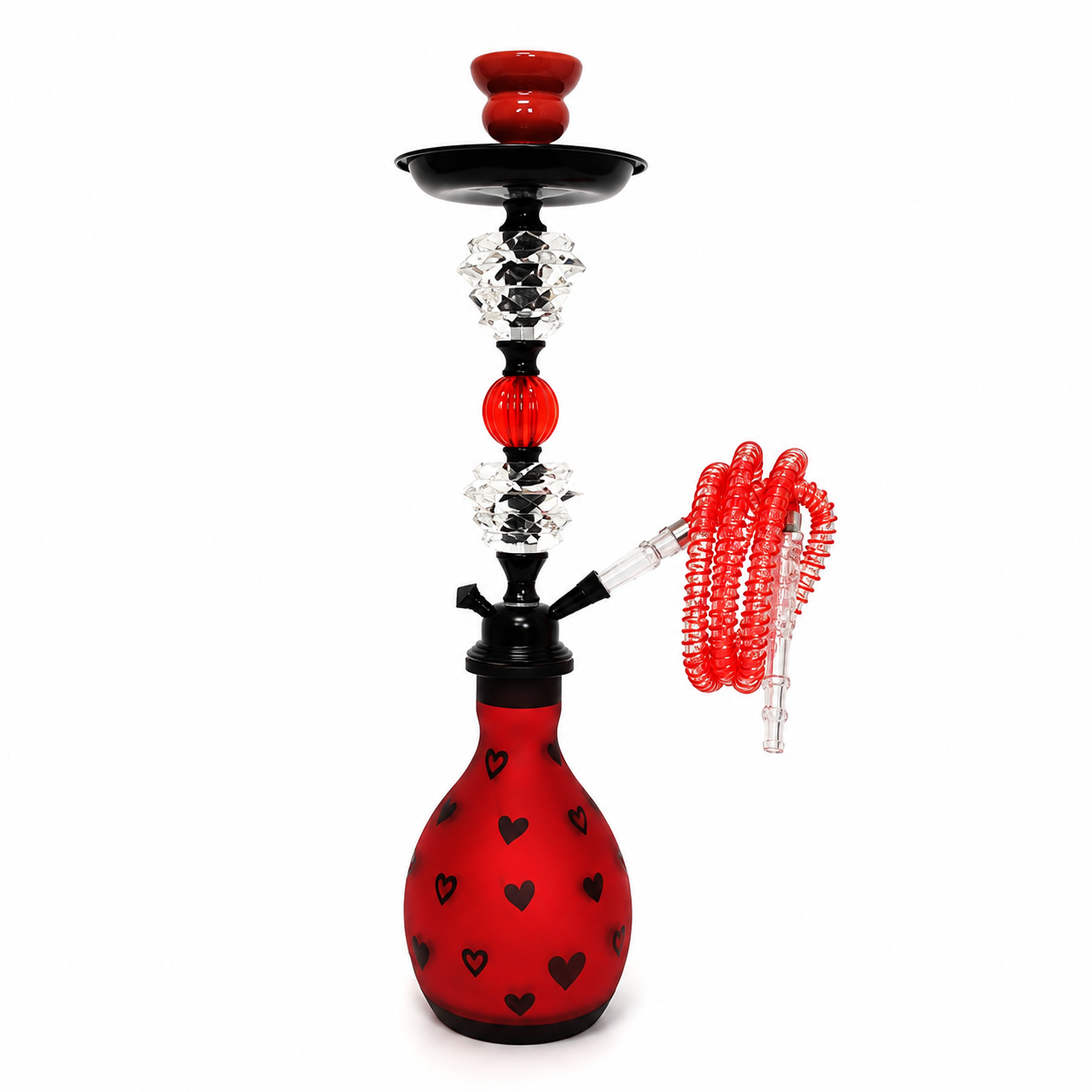 55cm Red Heart Hookah
