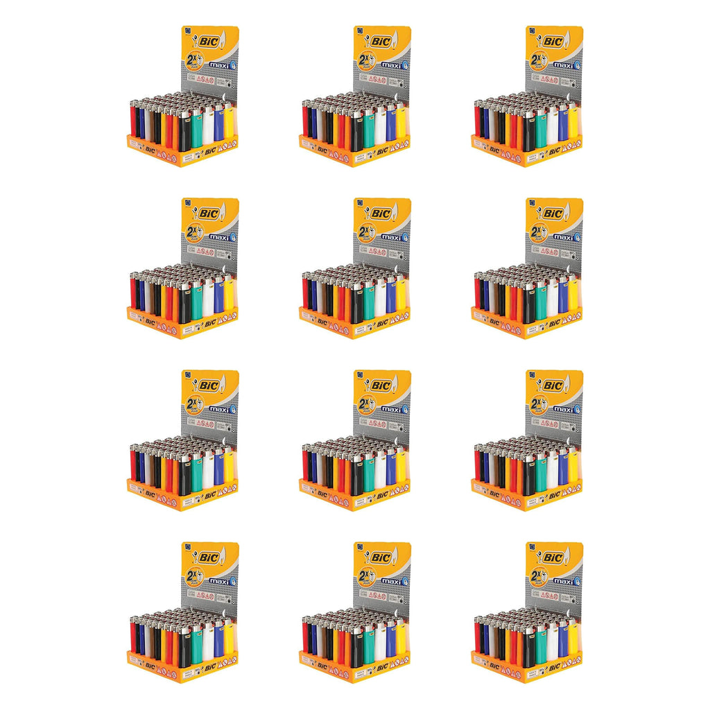 BIC Lighters Maxi (Tray of 50) - 12 Boxes