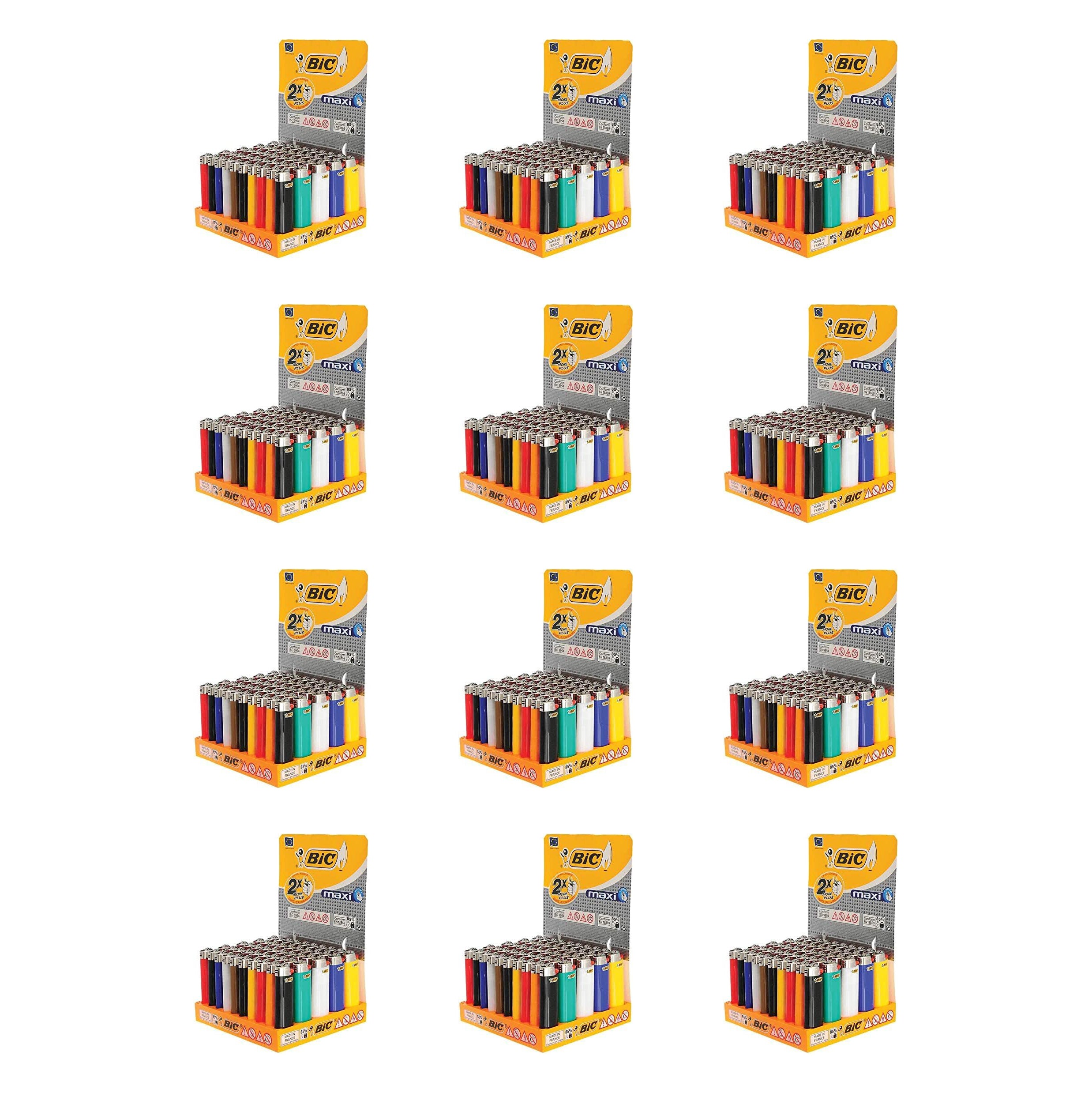 BIC Lighters Maxi (Tray of 50) - 12 Boxes