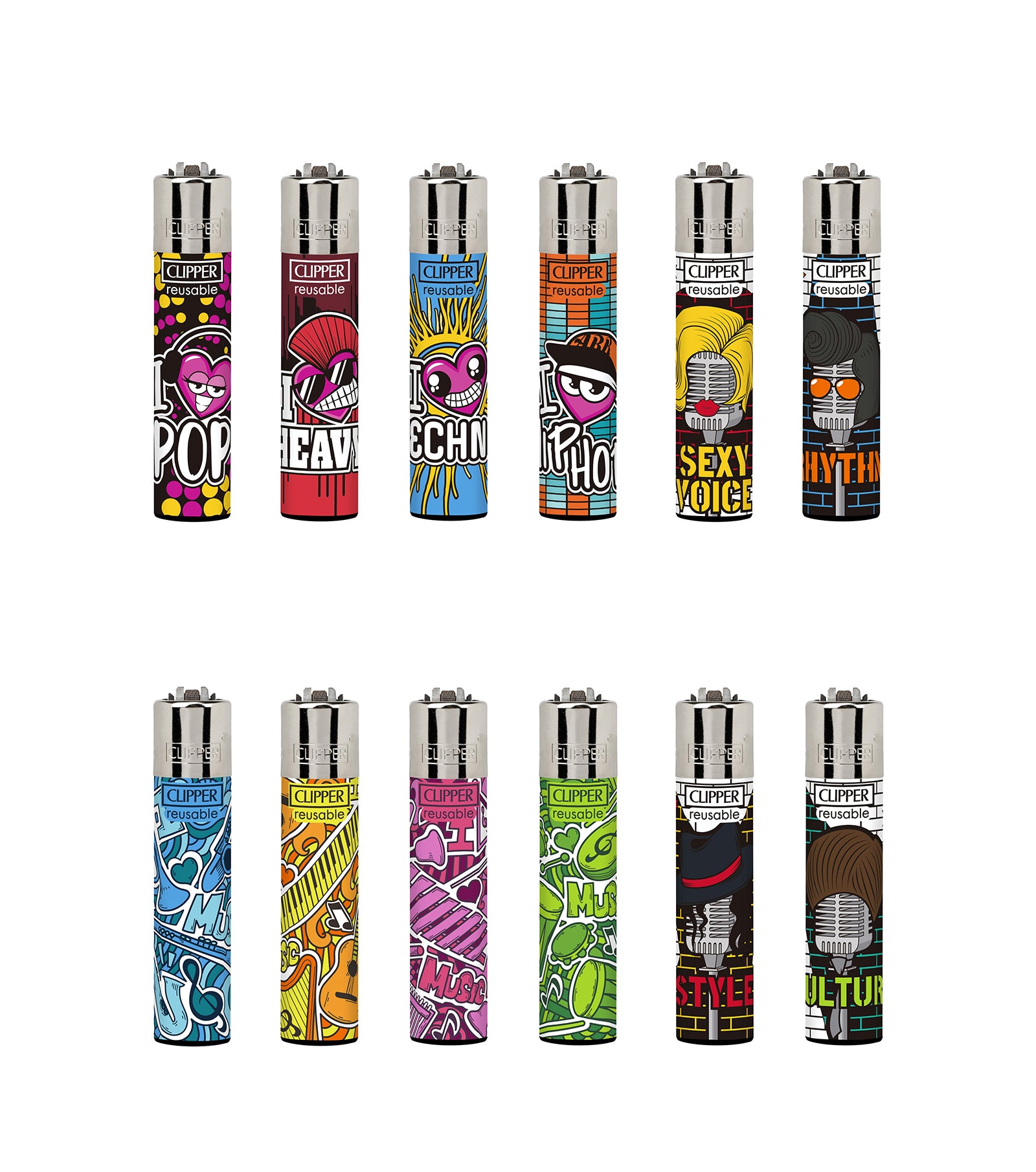 Clipper Lighter (12 Pack)