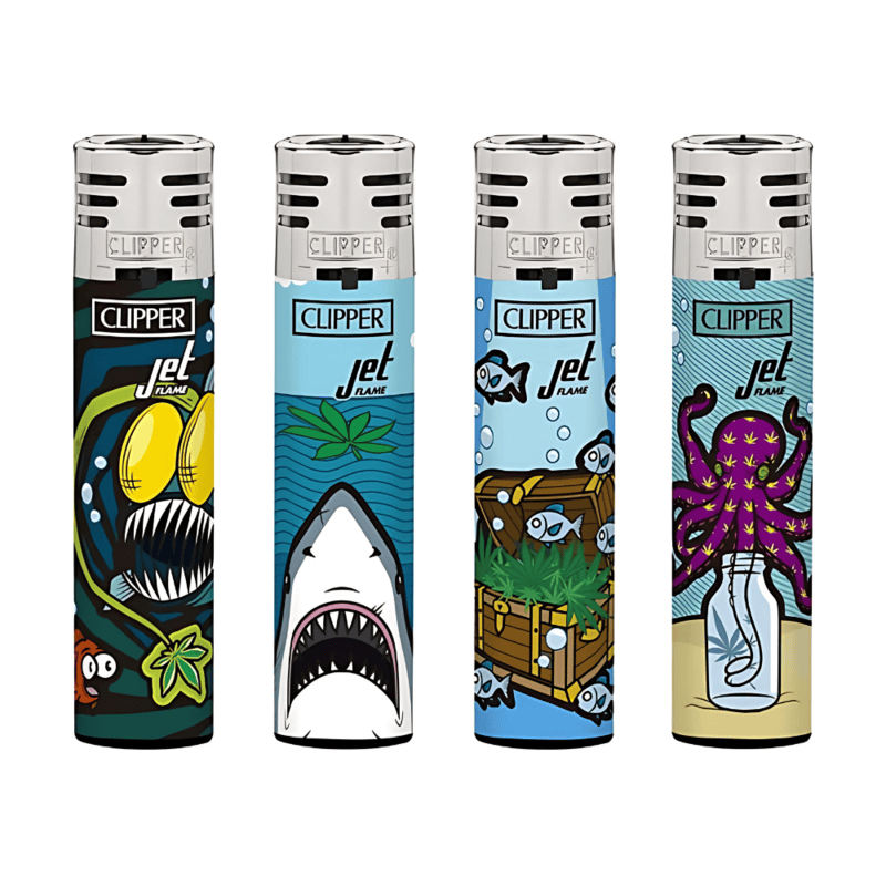 Clipper Jet Lighter - Deep Weed (Tray of 48)