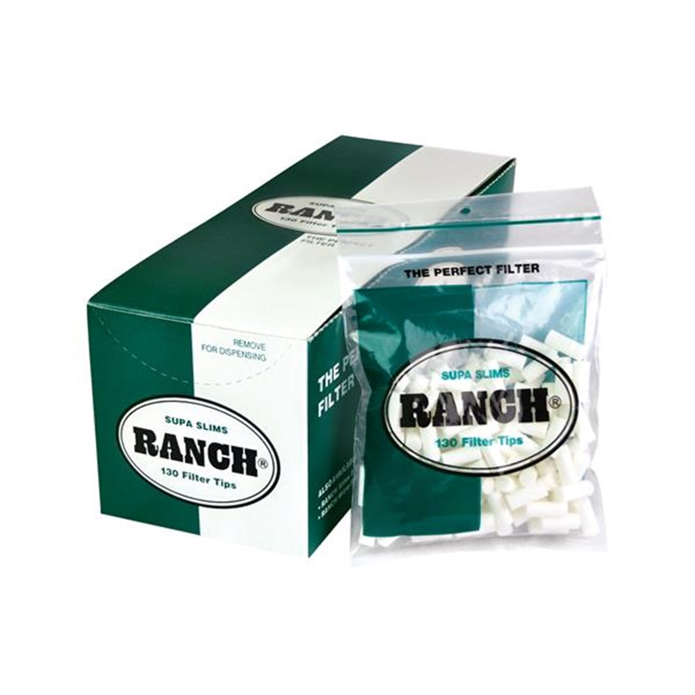 Ranch Filters Supa Slim Green (Box of 12) - 20 Boxes