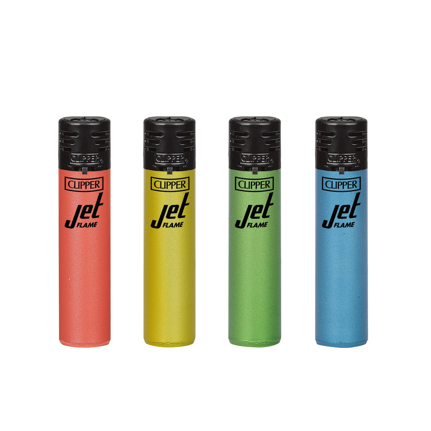 Clipper Jet Lighter - Metallic Gradient (Tray of 48) - Cheap Smokes
