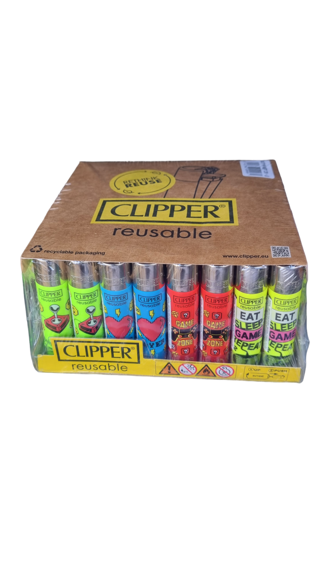 Clipper Lighter - Insert Coin (Tray of 48)