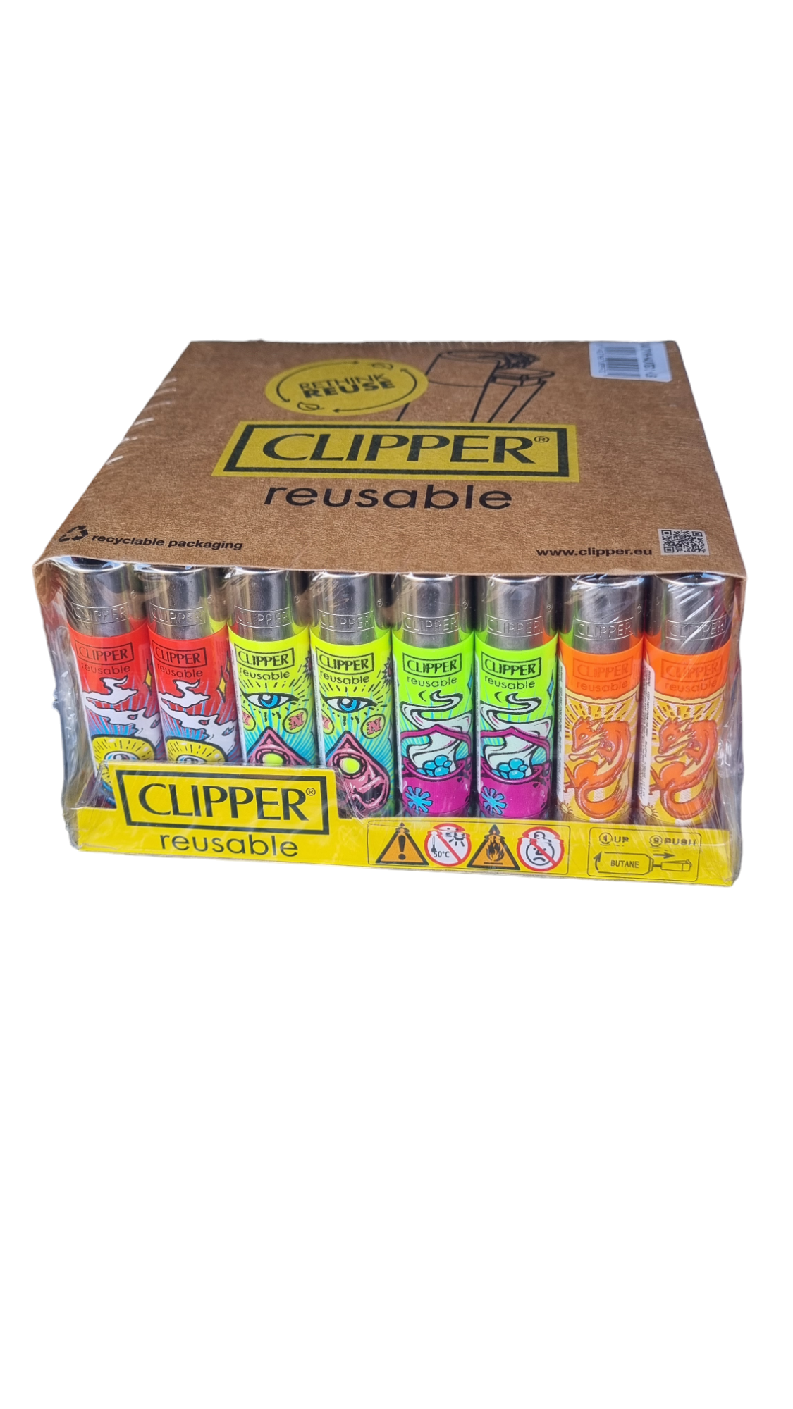 Clipper Lighter - Haunted (Tray of 48)