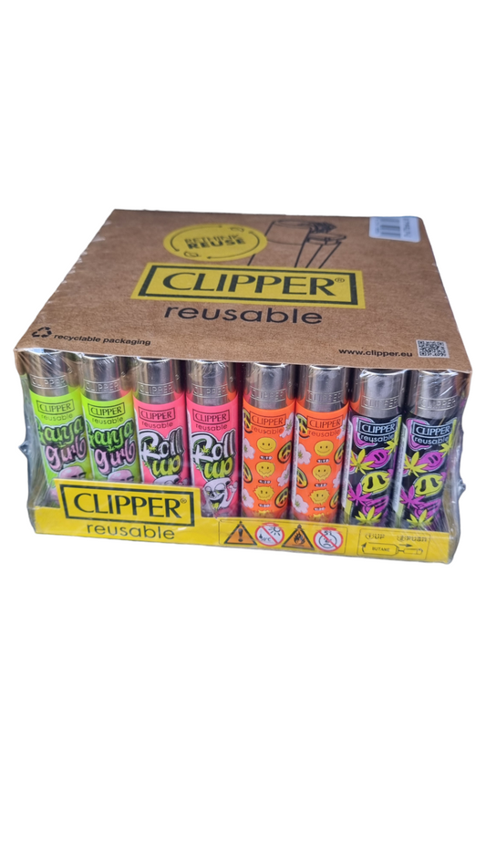 Clipper Lighter - Roll Up (Tray of 48)