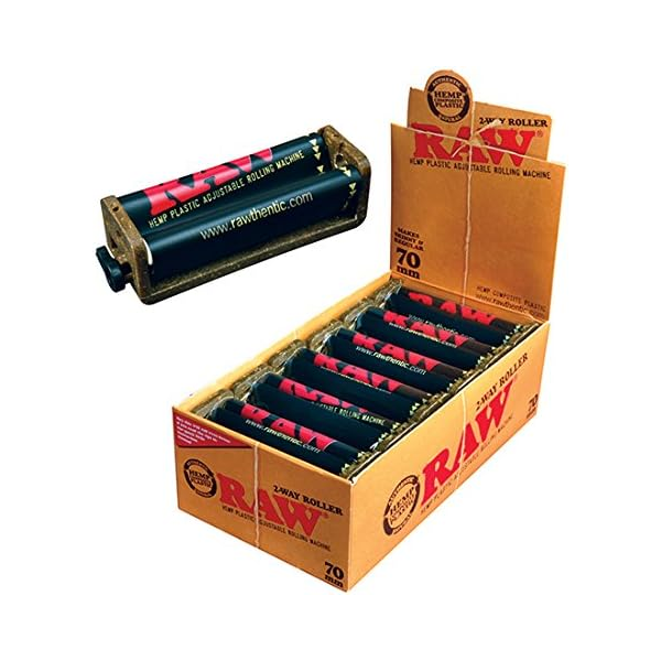 RAW 70mm Adjustable Eco Rolling Machine (12 Pack)