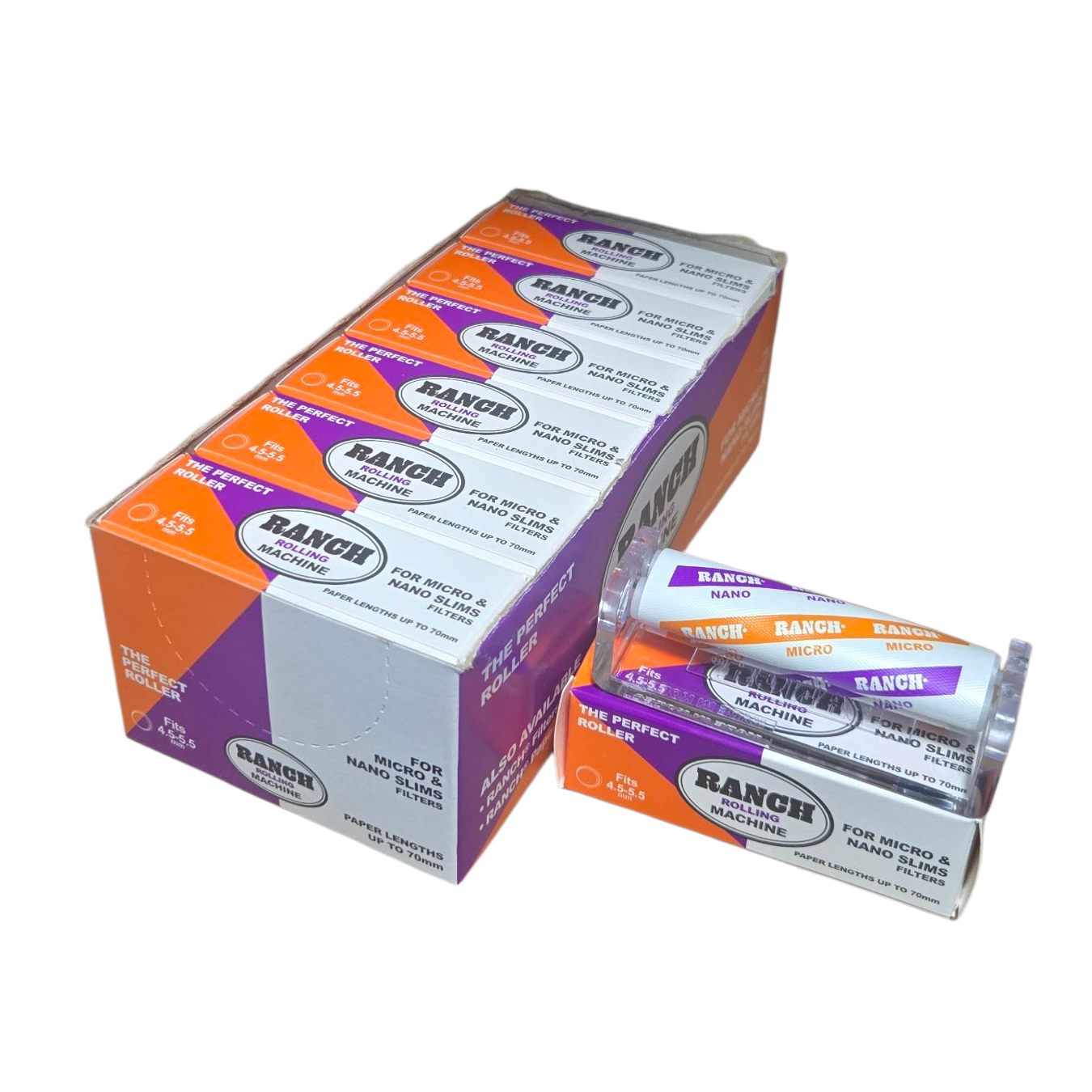 Ranch Rolling Machine 70mm for Micro/Nano Slim (12 Pack)