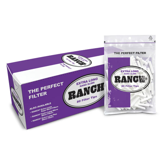 Ranch Filters Extra Long Nano Slim (Box of 12)