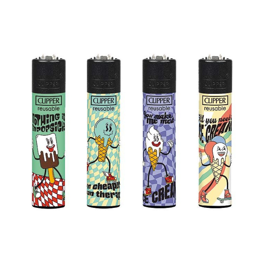 Clipper Lighter - Trendy Sentences (4 Trays with Stand)