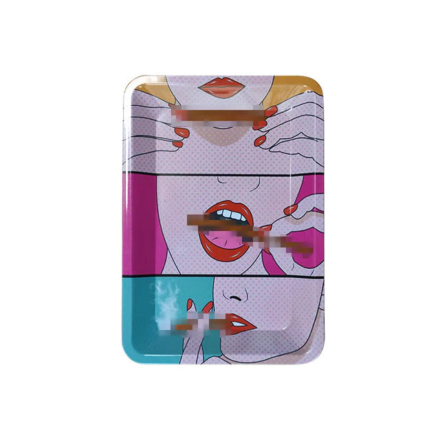 Woman's Lips Rolling Tray - Small