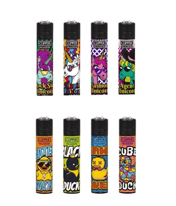 Clipper Lighter - Animal Life (Tray of 48)