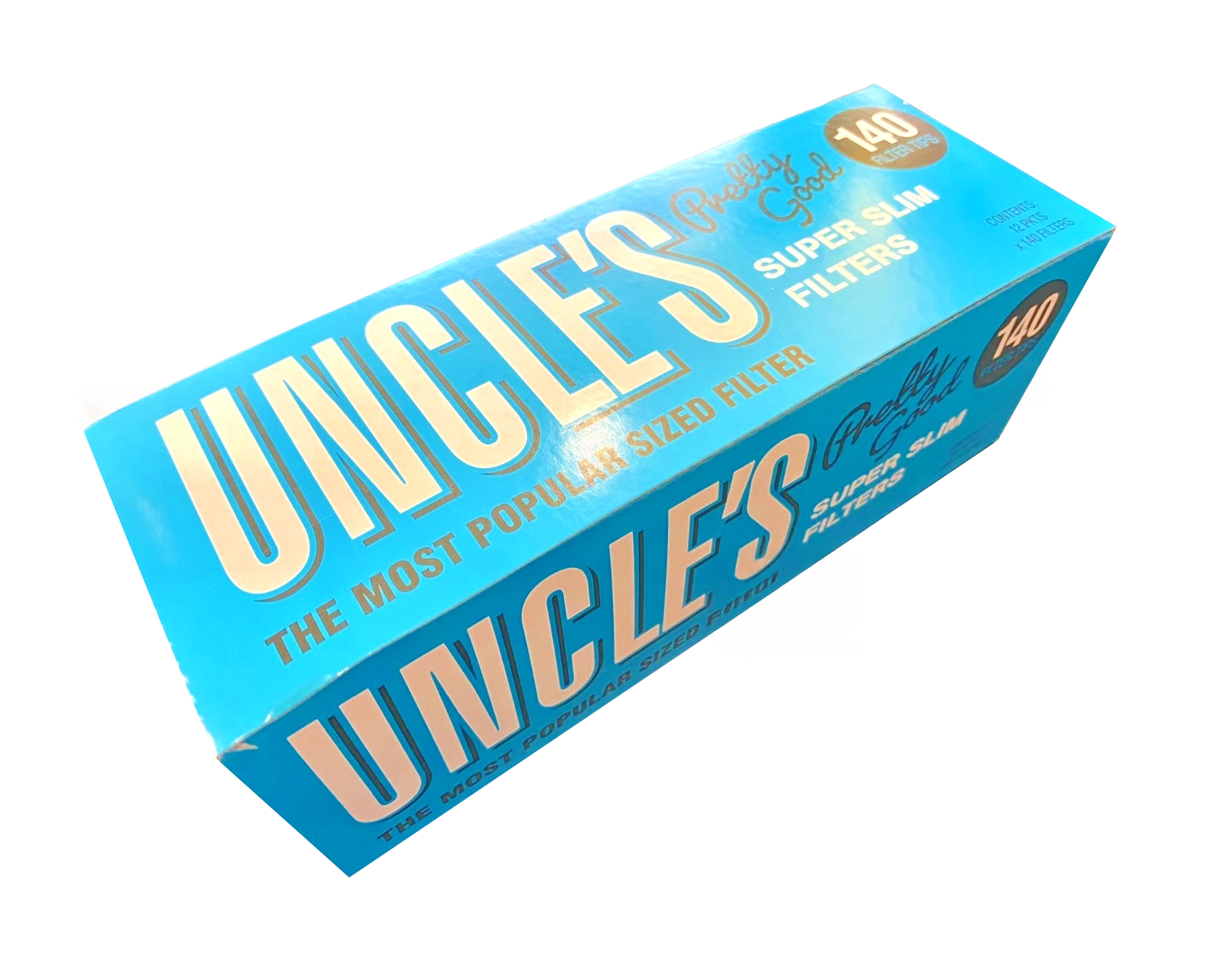 Uncle's Filters Super Slim Blue (Box of 12)