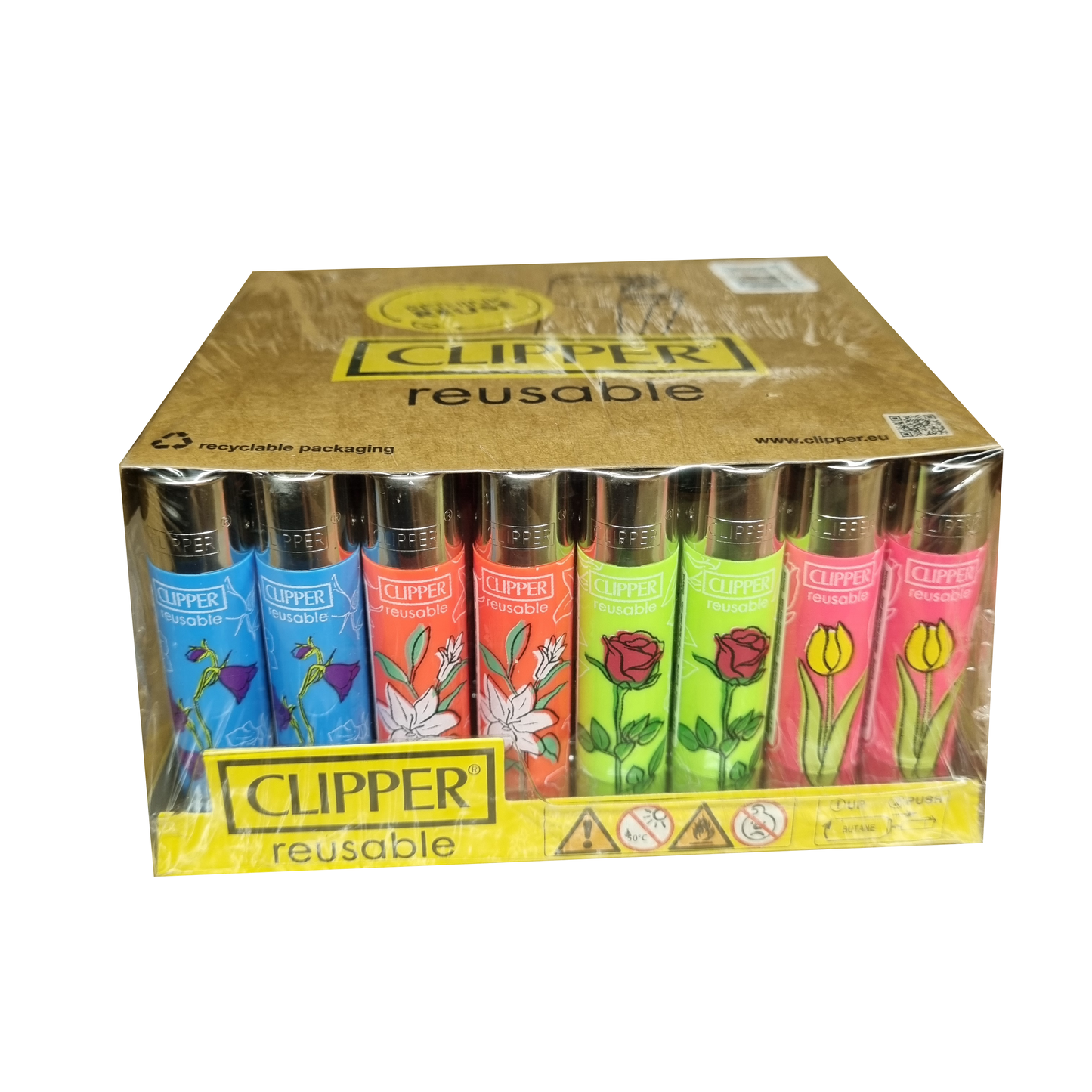 Clipper Lighter - Bouquet (Tray of 48)