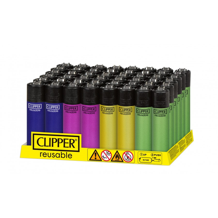 Clipper Lighter - Crystal 9 (Tray of 48)