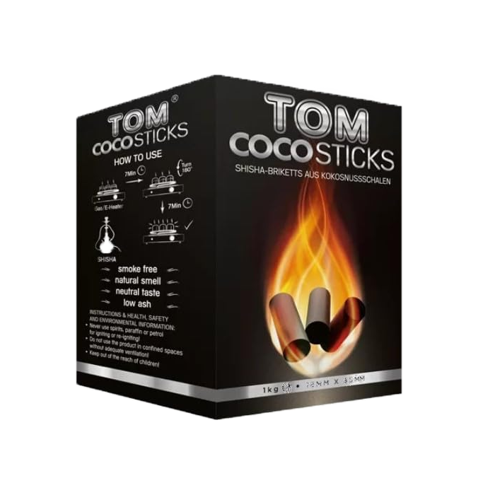 Tom Coco Charcoal Sticks 1kg