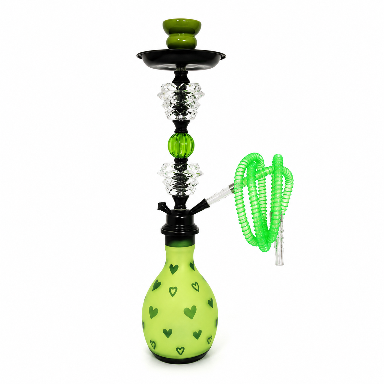 55cm Green Heart Hookah