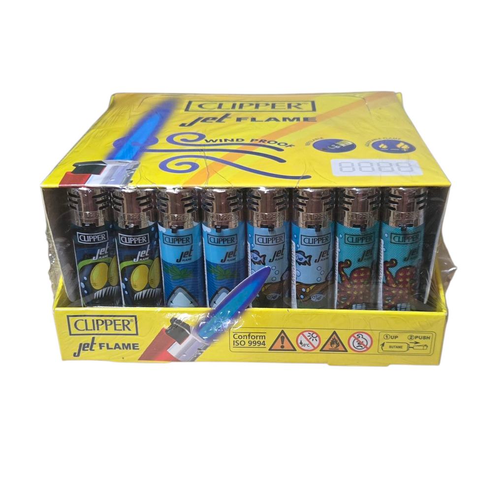 Clipper Jet Lighter - Deep Weed (Tray of 48)