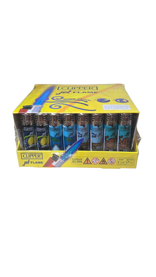 Clipper Jet Lighter - Deep Weed (Tray of 48)