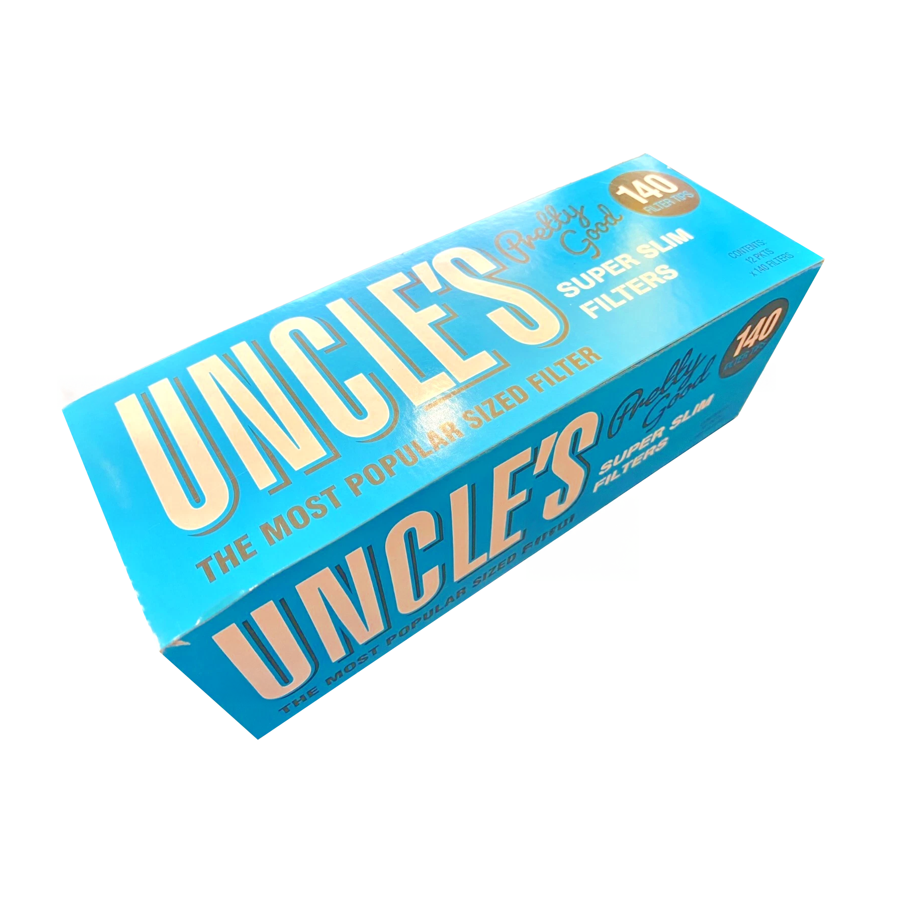 Uncle's Filters Super Slim Blue (Box of 12)