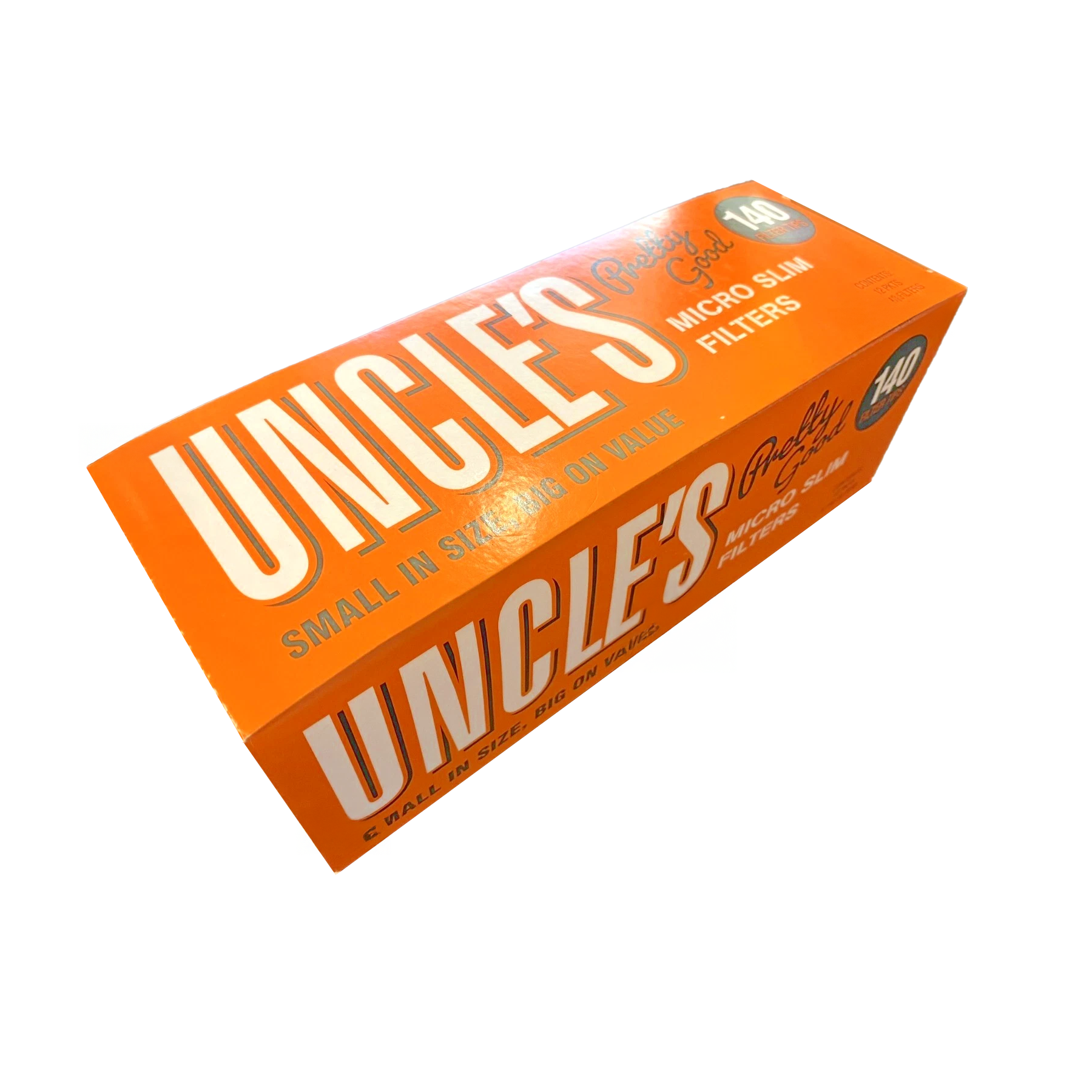Uncle's Filters Micro Slim Orange (Box of 12)