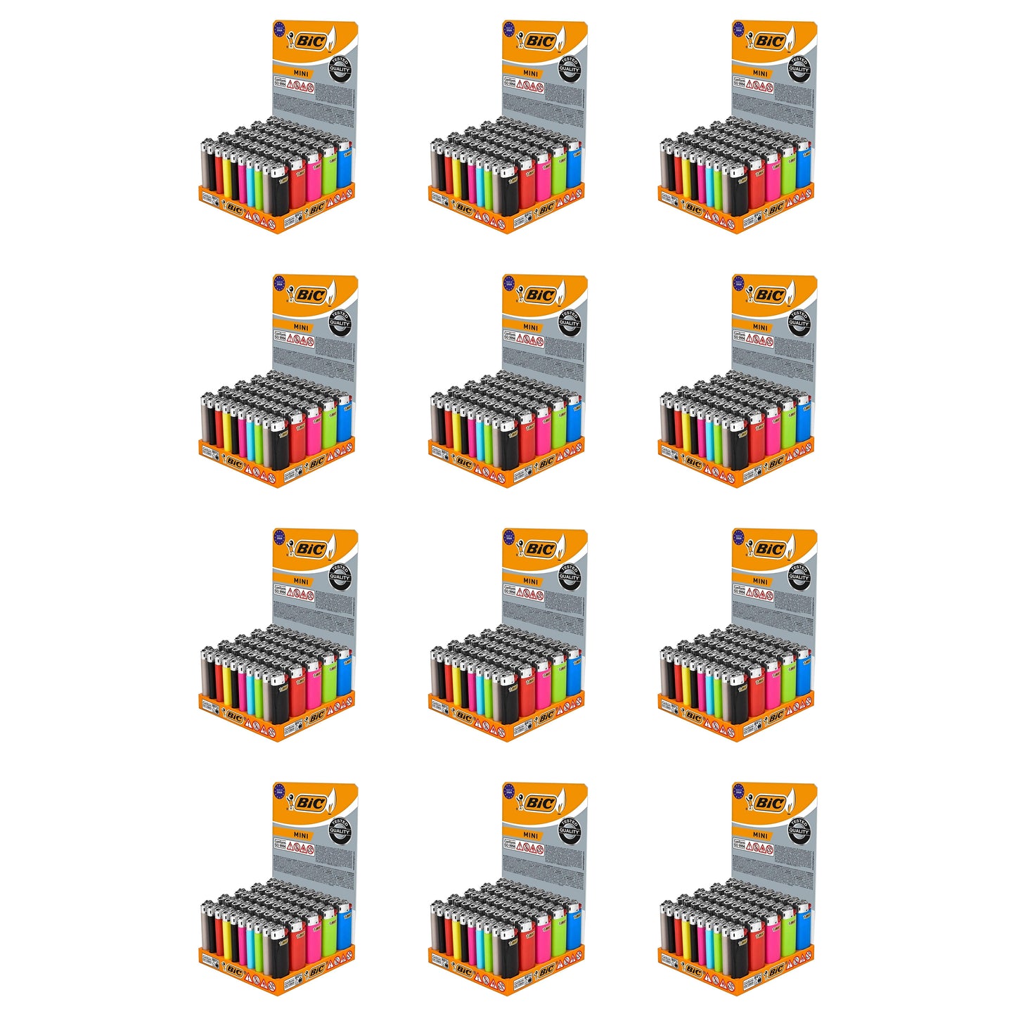 BIC Lighters Mini (Tray of 50) - 12 Boxes