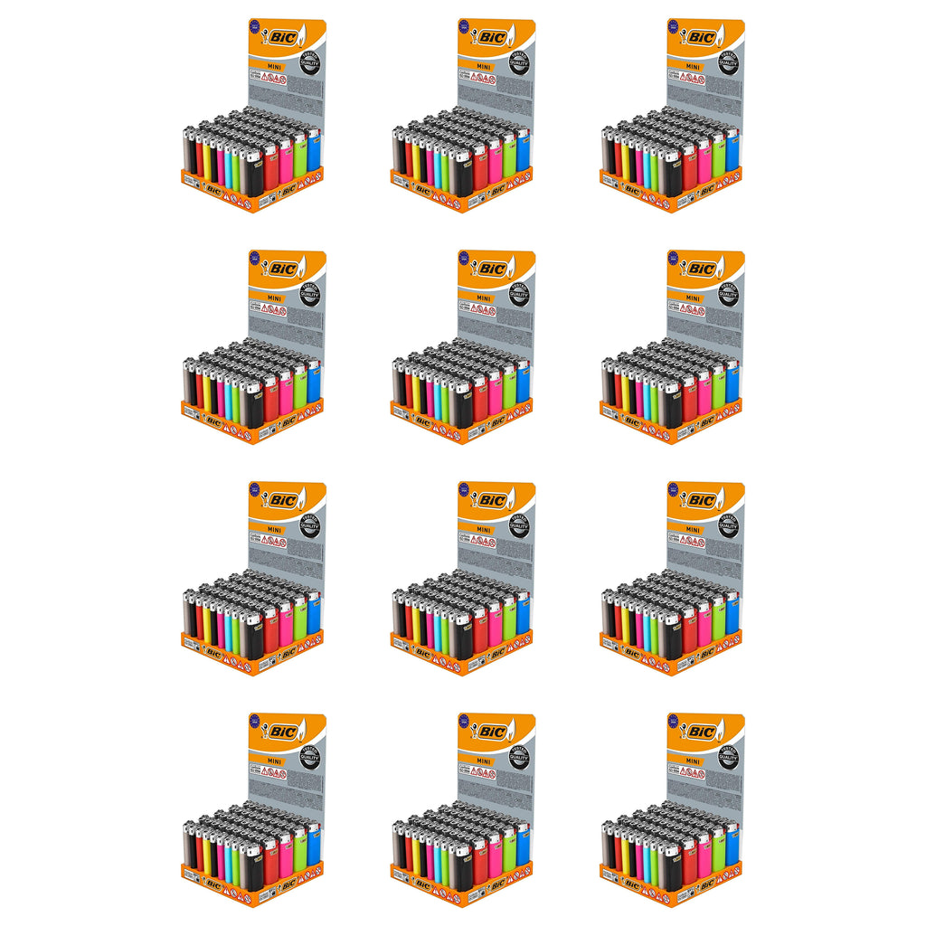 BIC Lighters Mini (Tray of 50) - 12 Boxes