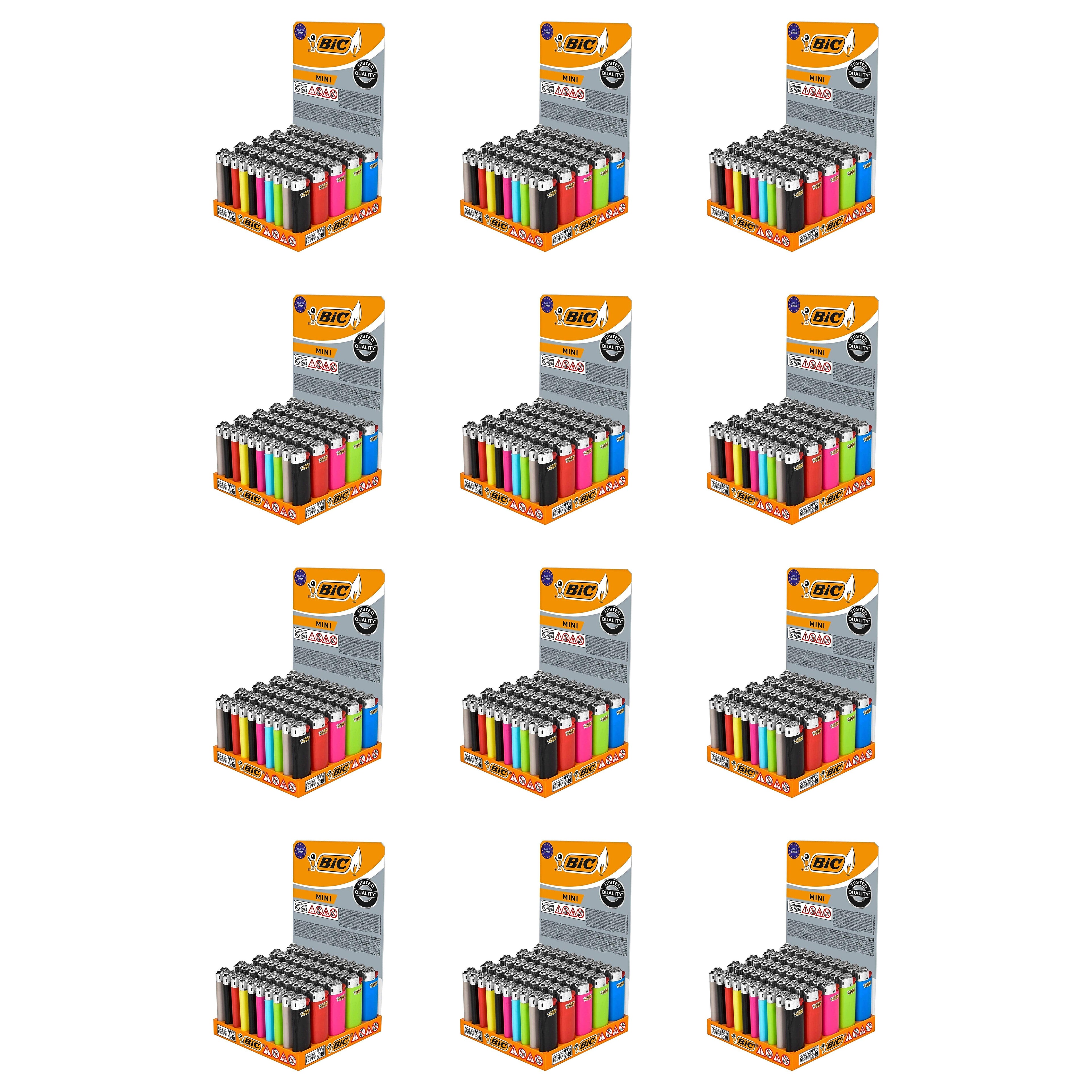 BIC Lighters Mini (Tray of 50) - 12 Boxes