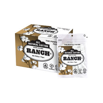 Ranch Filters Natural Cotton (Box of 12) - 24 Boxes
