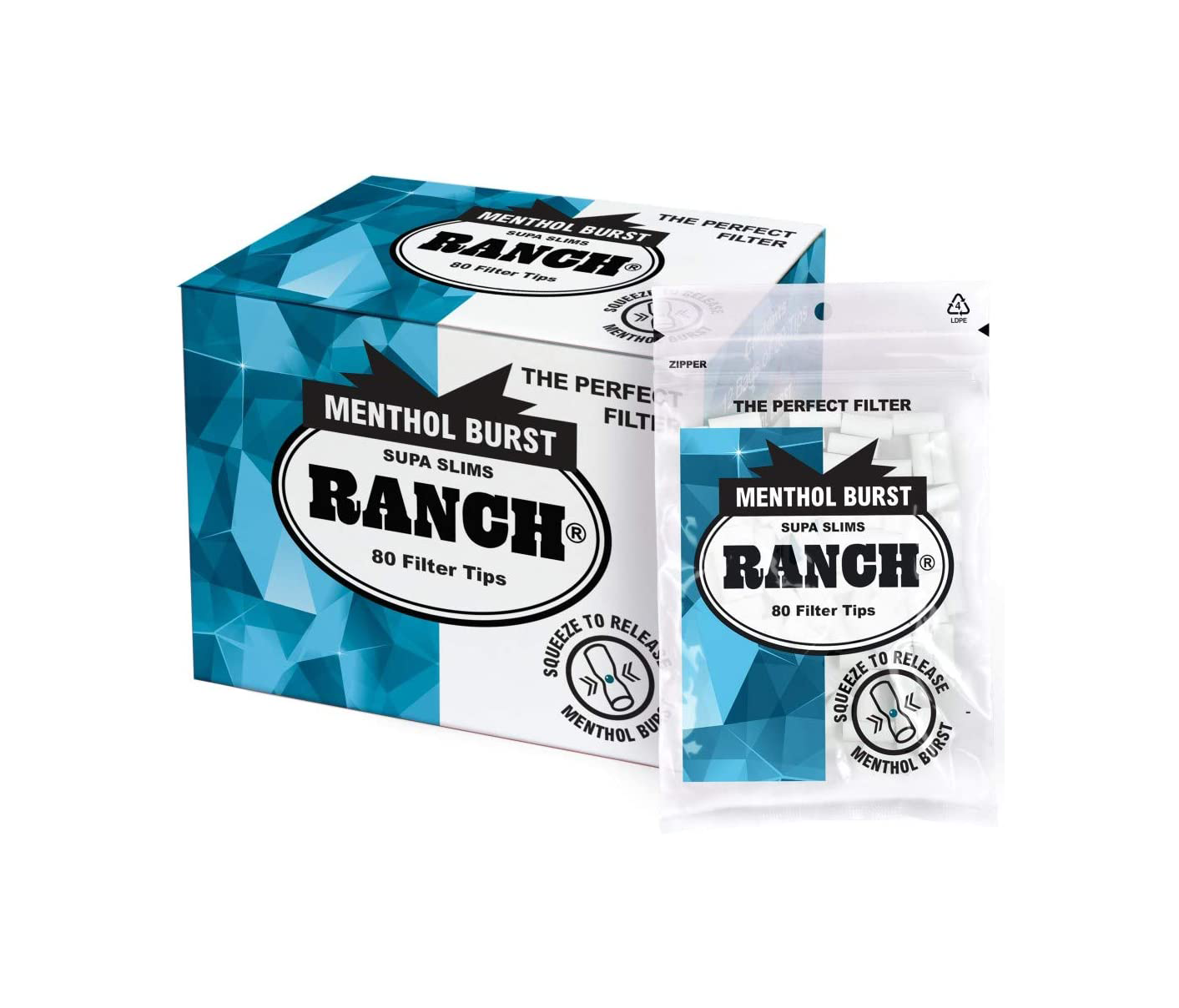 Ranch Filters Menthol Burst (Box of 12)