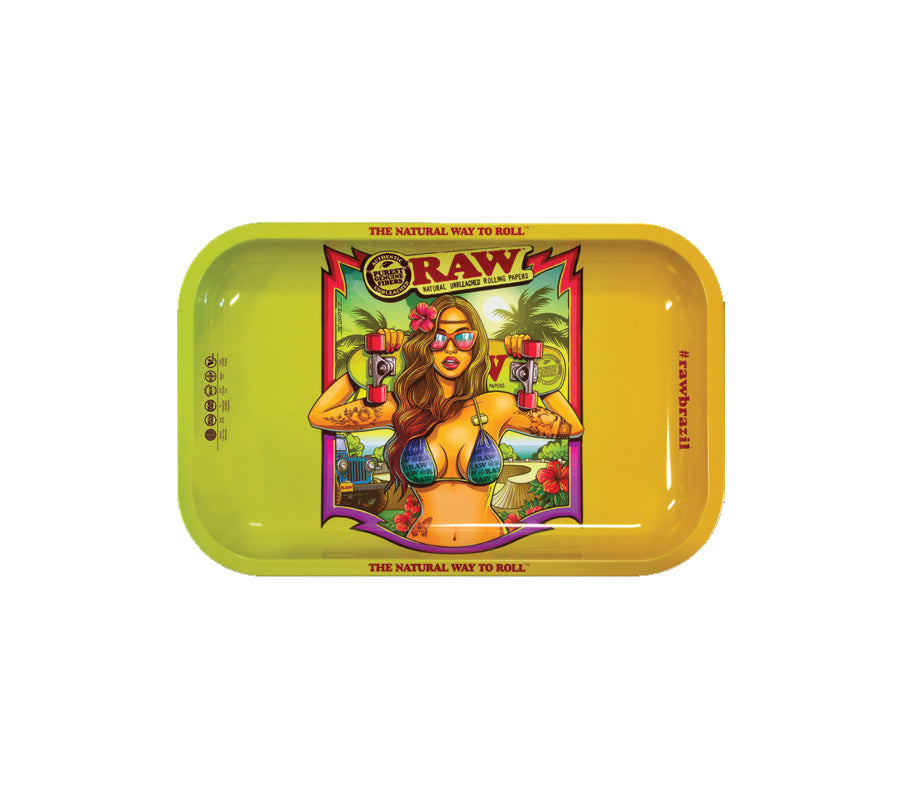 RAW Brazil Girl Rolling Tray - Small